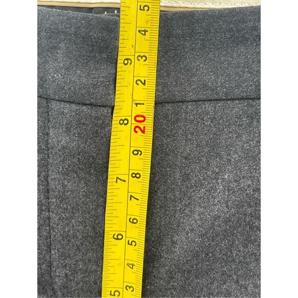 Theory Dress Pants Women Size 8 Gray Flare Leg Wool - Picture 5 of 11